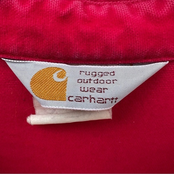 Carhartt Freud Tools Fuchsia Pink Heavyweight Button Up Shirt - Picture 3 of 10